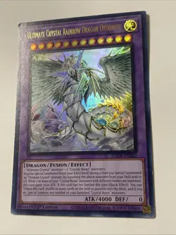 2023 Ultimate Crystal Rainbow Dragon Overdrive Yu GI Oh Card SDCB-EN042 - Image 1