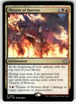 THEATER OF HORRORS #236 (RARE) MTG COMMANDER: DUSKMOURN: HOUSE OF HORROR - Image 1