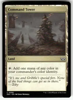 COMMAND TOWER #96 (COMMON) MTG COMMANDER: DUSKMOURN: HOUSE OF HORROR - Image 1