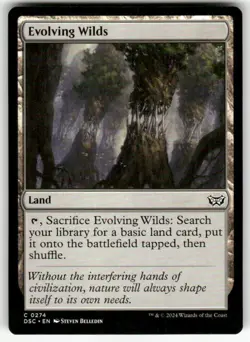 EVOLVING WILDS #274 (COMMON) MTG COMMANDER: DUSKMOURN: HOUSE OF HORROR - Image 1