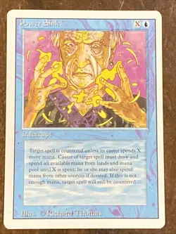 Magic: The Gathering (MTG) - Power Sink Revised Edition - Near Mint Or Better! - Image 1