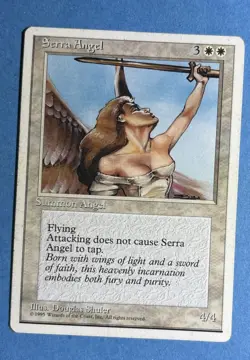 Serra Angel MTG Core Set 4th Edition Regular - Image 1