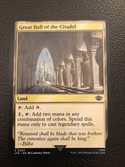 Magic the Gathering MTG Lord ofthe Rings Great Hall of the Citadel NM+ Near MINT - Image 1