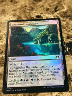 BOUNTIFUL LANDSCAPE Magic MTG Modern Horizons 3 Foil - Image 1