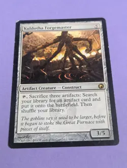 MTG Magic: Scars of Mirrodin: Kuldotha Forgemaster #169/249 Rare - LP - Image 1