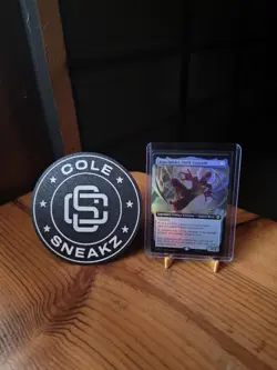 Iron Spider, Stark Upgrade - R 0279 Foil - Extended Art - MTG Spider-Man - Image 1