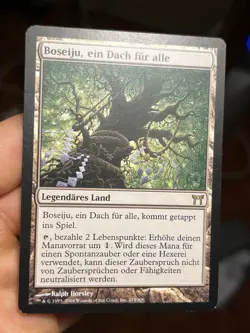 GERMAN FBB • Boseiju Who Shelters All • Champions of Kamigawa • Mtg (1644) - Image 1
