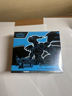 Pokemon TCG: Black Bolt Pokemon Center PC Elite Trainer Box ETB W/ Plastic Case - Image 1