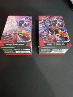 2 Pokemon TCG Scarlet Violet Destined Rivals Booster Bundles New Factory Sealed - Image 2