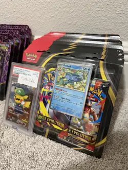 Pokemon TCG Mega Evolution 3 Pack Blister In Hand Factory Sealed (Lot of 12) - Image 1