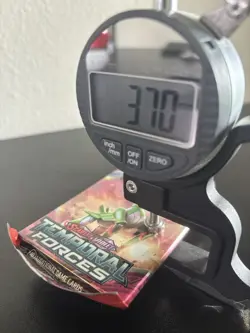 Pokemon Temporal Forces Booster Pack Sealed 22.63g 3.70mm Heaviest! - Image 3