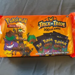 Pokemon Trick or Trade Booster Bundle 35 Mini Packs Halloween TCG Cards - Image 1