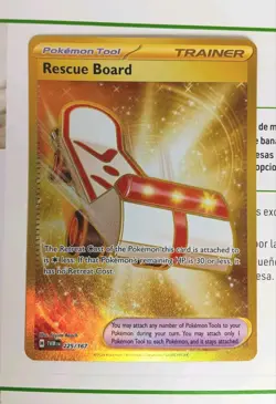 Rescue Board 225/167 Twilight Masquerade Hyper Rare Holo FUll Art NM POKEMON TCG - Image 1