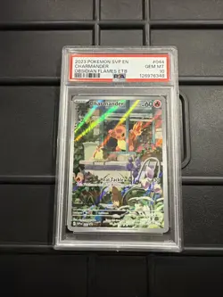 2023 Pokemon Obsidian Flames Charmander #044 Psa 10 Gem Mt - Image 1