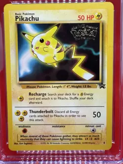 1999 Pikachu Black Star Promo #4 Mewtwo Strikes Back CGC 8.5 MINT+/NM Pokemon - Image 2