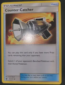 Pokemon TCG Sun & Moon Crimson Invasion #91/111 Counter Catcher - Image 1