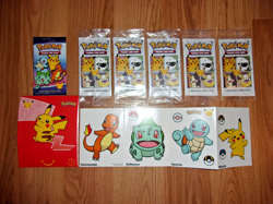 New 5 Packs POKEMON General Mills 25th Anniversary + Pack 2021 McDonalds Pokemon - Image 1