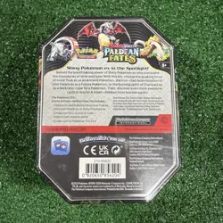 Pokemon TCG Scarlet & Violet Paldean Fates Iron Treads EX Tin *Factory Sealed* - Image 3