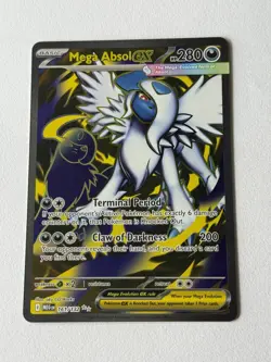 Mega Absol ex Full Art Ultra Rare 161/132 Pokemon Mega Evolution English NM - Image 1