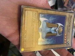 YuGiOh Mystical Elf LOB-062 1st edition Super Rare Asian English MP - Image 4