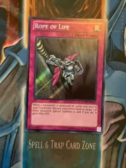 Yugioh Rope of Life LCYW-EN147 Secret (NM) - Image 1