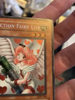 Yugioh Injection Fairy Lily LOD-100 Secret Rare MP - Image 3
