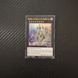 Yugioh Dingirsu, the Orcust of the Evening Star RA01-EN040 UR 1st Edition NM - Image 2