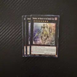 Yugioh x3 Dingirsu, the Orcust of the Evening Star RA01-EN040 SR 1st Edition NM - Image 2