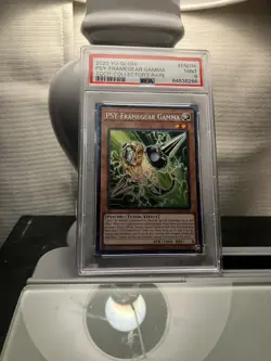 Yugioh Collector Rare Psy Framegear Gamma Unlimited Psa9 Toon Chaos - Image 1
