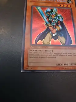 (57) Yugioh TCG #CT1-EN006 Obnoxious Celtic Guard Limited Edition Secret HP/DMG - Image 3