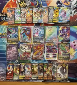 Pokemon Card Full Art Alt Art Fire Rayquaza Pikachu Mew Eevee - Image 1