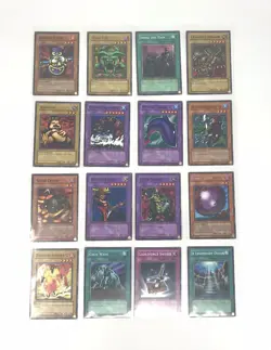 Yugioh Vintage Card Lot All 1st Edition, Commons & 2 Rares MRD MRL PSV LOD LP-MP - Image 1