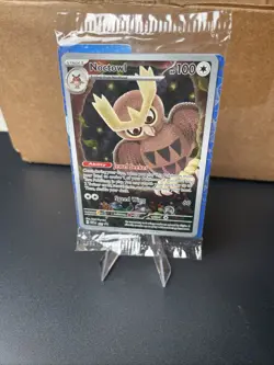Pokemon Card TCG Noctowl SVP 141 S&V Stellar Crown Black Star Promo SEALED Holo - Image 1