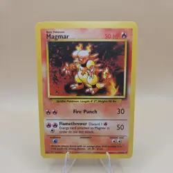 Magmar 36/102 Uncommon 1999 Base Set Pokemon Card Near Mint Condition - Image 1