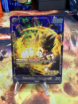 Son Goku: Childhood FS09-09 Dragon Ball Legends Card - Image 1