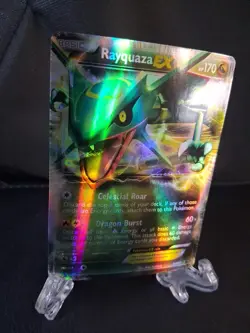 Pokemon TCG Card Black Star BW Promo BW47 Rayquaza EX Black & White - Image 2