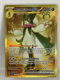 Meowscarada ex 271/193 Paldea Evolved Near Mint Hyper Rare Pokemon Card - Image 1