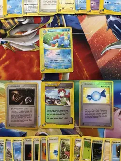 Vintage Pokemon Card Lot Fire E Series Houndoom Meganium Bulbasaur 57 Cards - Image 2