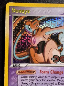 Deoxys 16/107 Normal Forme EX Deoxys Pokemon Card Reverse Holo Foil Rare HP - Image 3