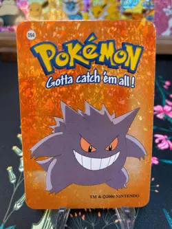 Gengar #94 - Vintage Vending Machine Prism Sticker 2000 - Pokemon Card - Image 1