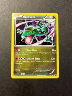 Rayquaza XY141 Black Star Promo Holo 2016 XY Promo Pokemon TCG Card NM - Image 2