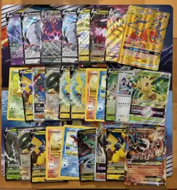 Pokemon Card Full Art Alt Art Promo Jumbo Fire Tag Team Etc Charizard 53 Cards - Image 1