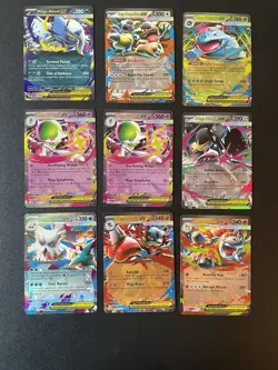 Mega Ex Card Lot - Mega Evolution - 9 Cards - Image 1