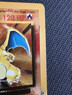 Pokemon Celebrations Gold Metal Charizard Card 4/102 Ultra Premium Collection - Image 5
