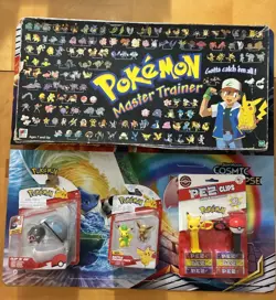 Vintage & Modern Pokemon Accessories Build A Bear Gold Cards Toys Binders Etc - Image 5