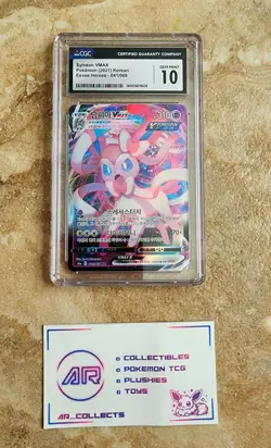 CGC 10 Sylveon VMAX 2021 Eevee Heroes #041/069 Korean Pokemon Card - Image 1