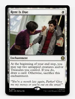 Rent is Due [Marvel's Spider-Man] MTG Magic NM/M ⚪ *Ships Now!* - Image 1