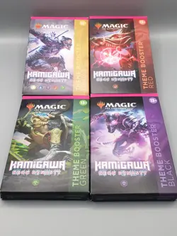 Magic The Gathering Kamigawa Theme Booster Lot of 4-New/Factory Sealed - Image 1
