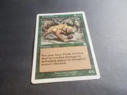 Pride of :Lions x1 MTG Starter 1999 Green Uncommon Creature NM English - Image 1