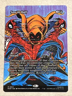 Saw in Half (Borderless) Marvel Universe Eternal-Legal Regular - Image 1